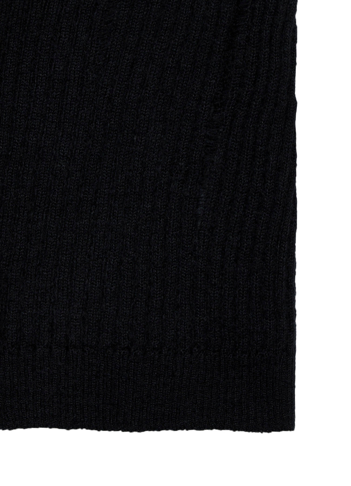 RIB KNIT CAPE
