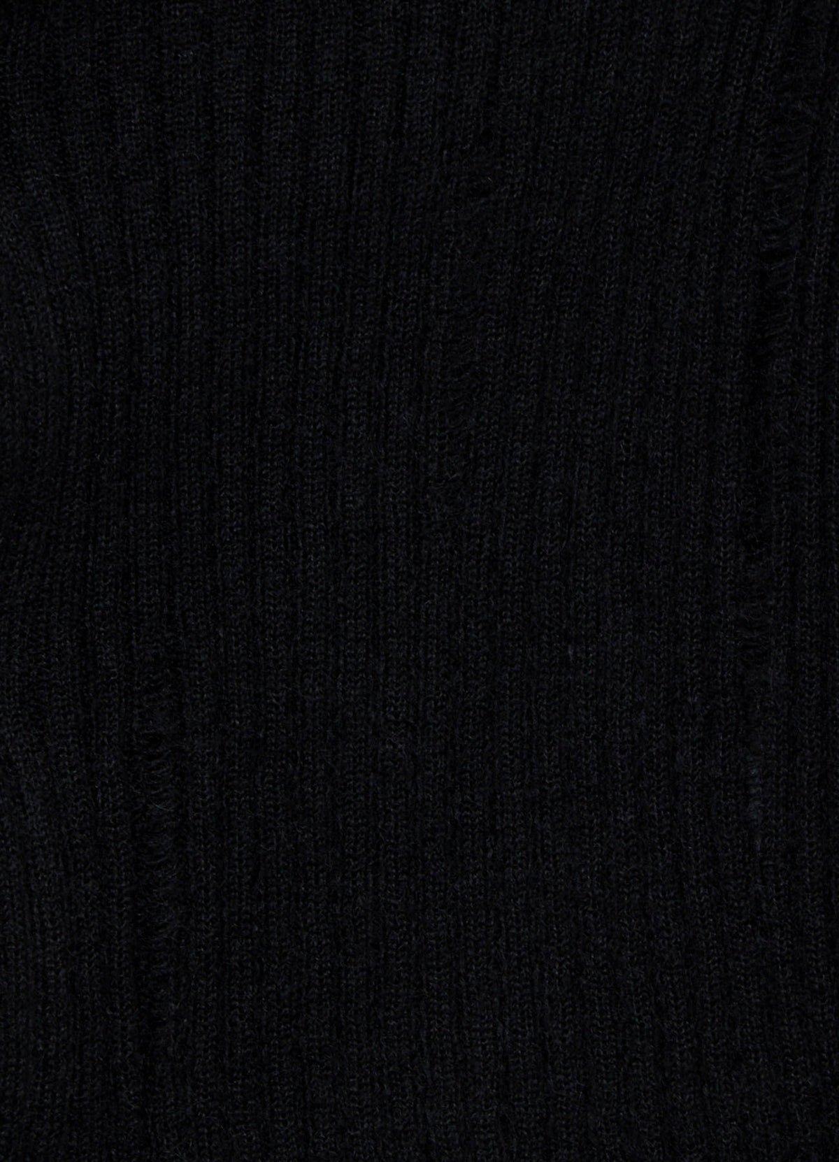 RIB KNIT CAPE