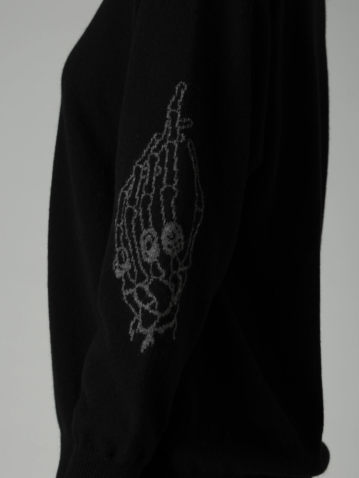 LANA　BILZERIAN INTARSIA+JQ ROUND NECK PULLOVER