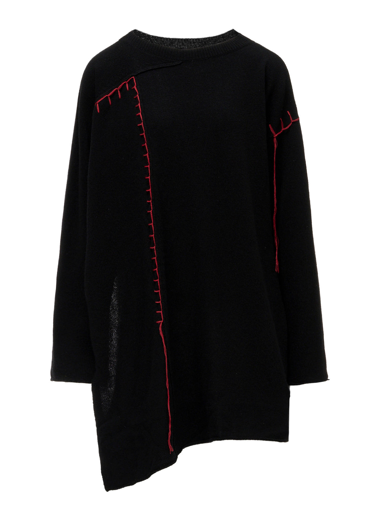 RIB EBROIDERY PULLOVER