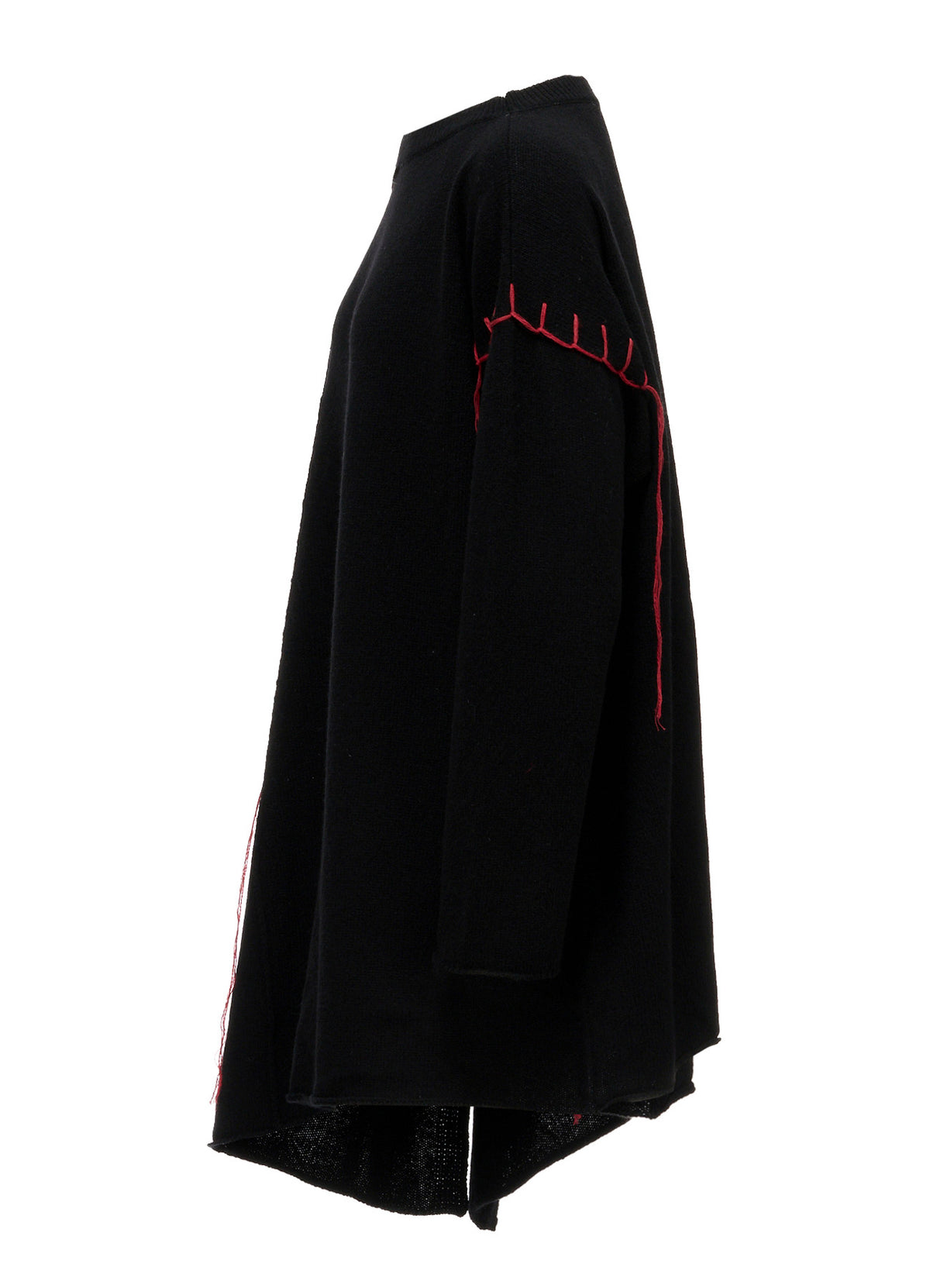 RIB EBROIDERY PULLOVER
