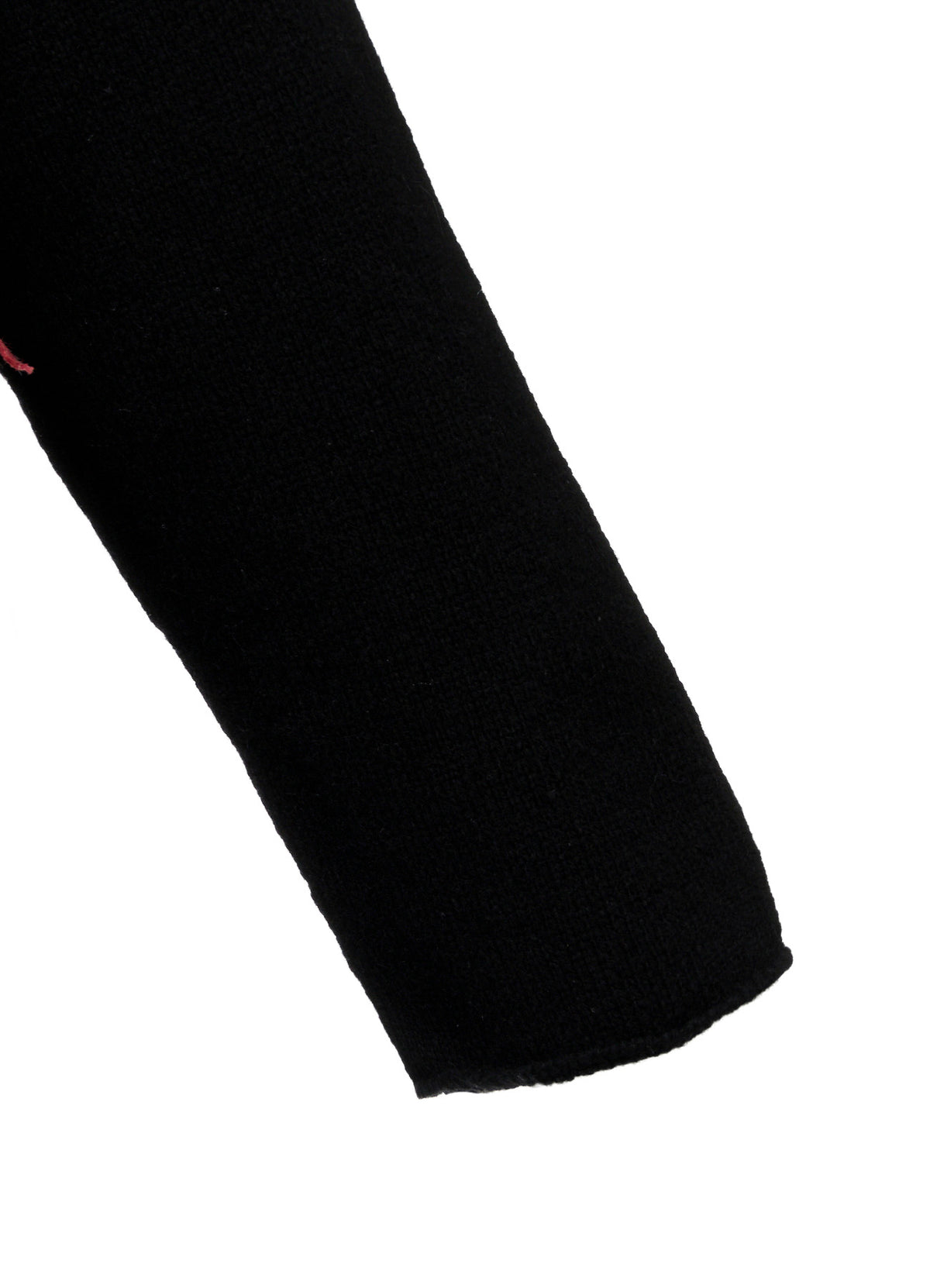 RIB EBROIDERY PULLOVER