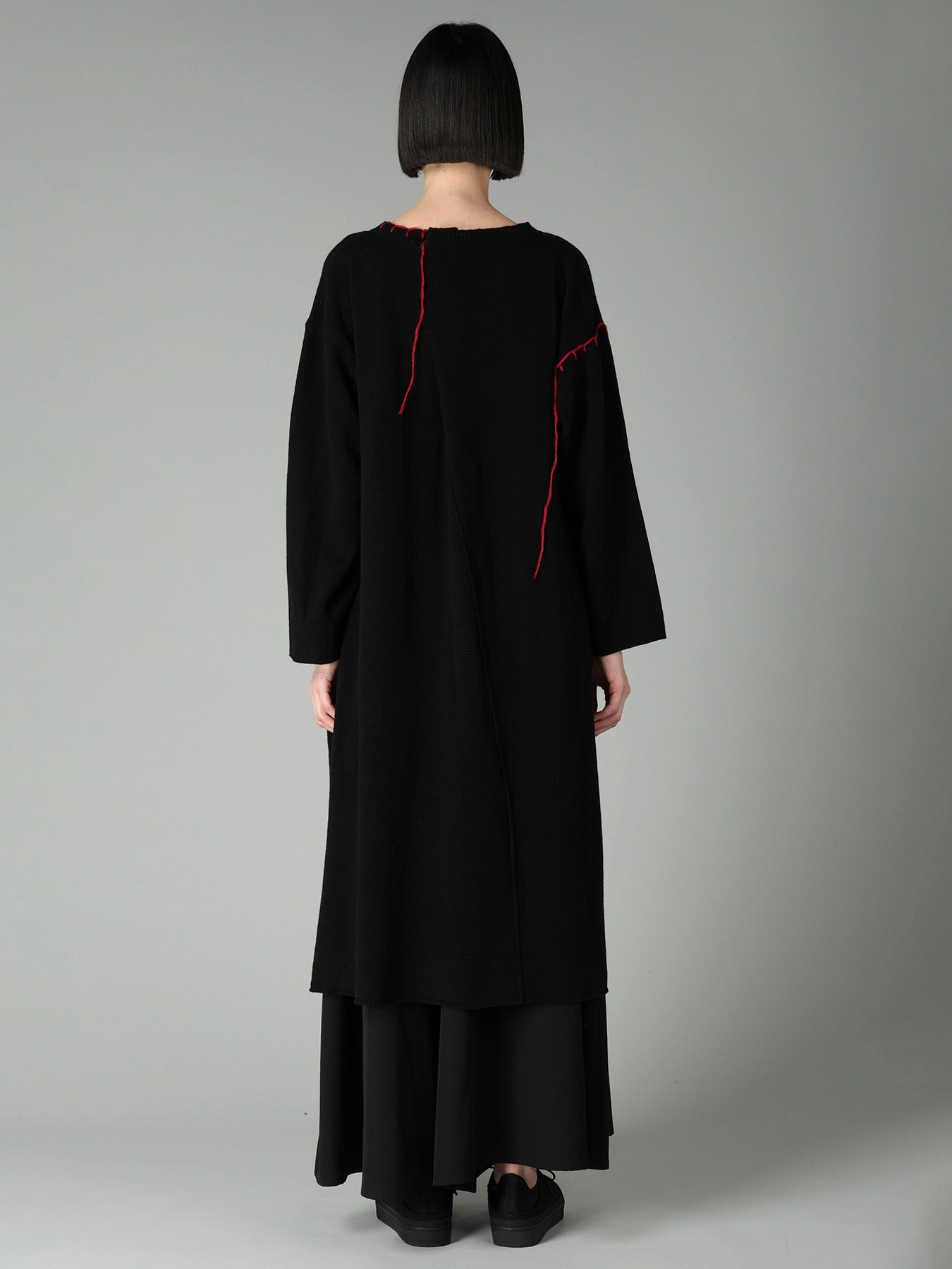RIB EBROIDERY PULLOVER