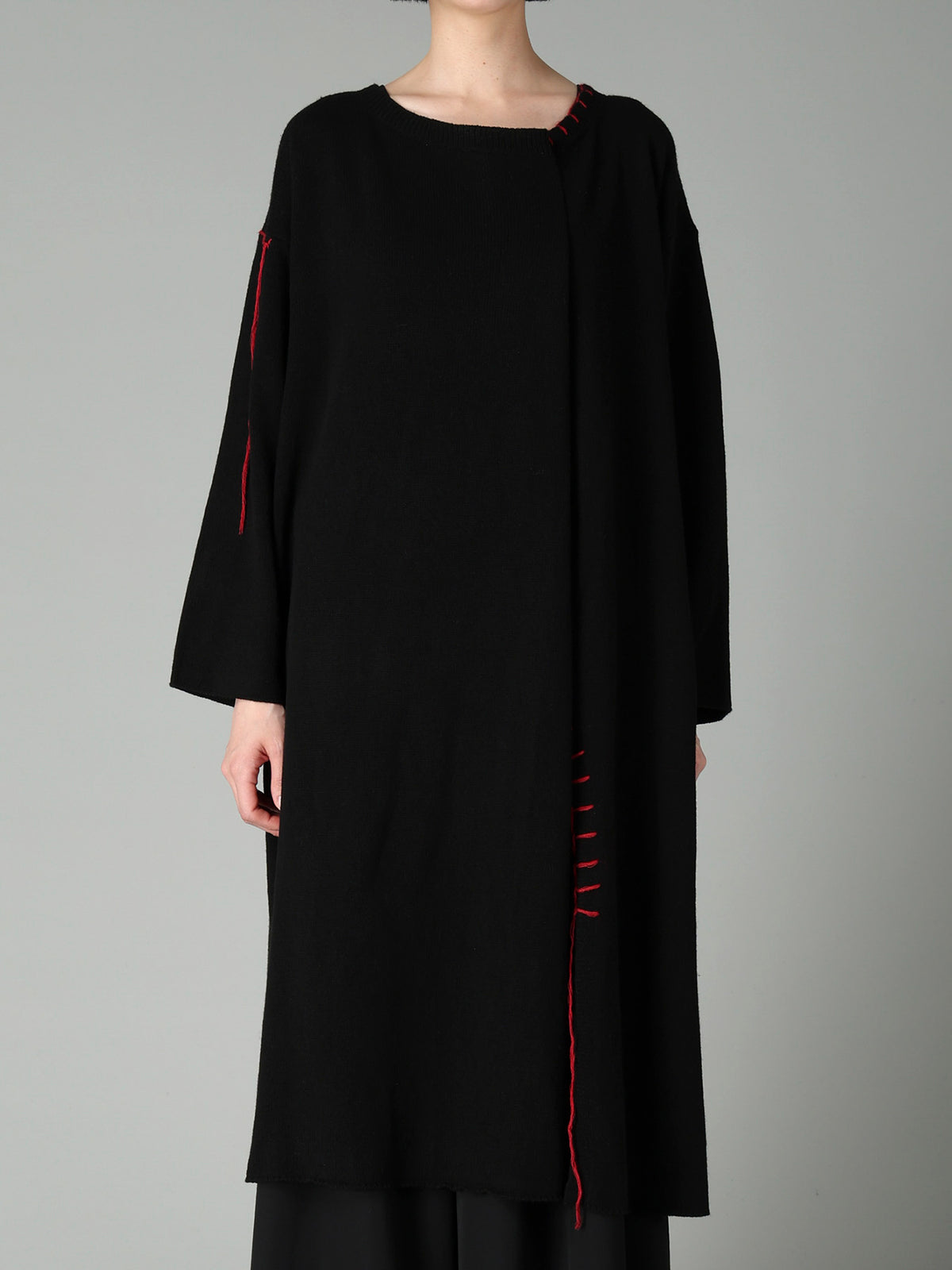 RIB EBROIDERY PULLOVER