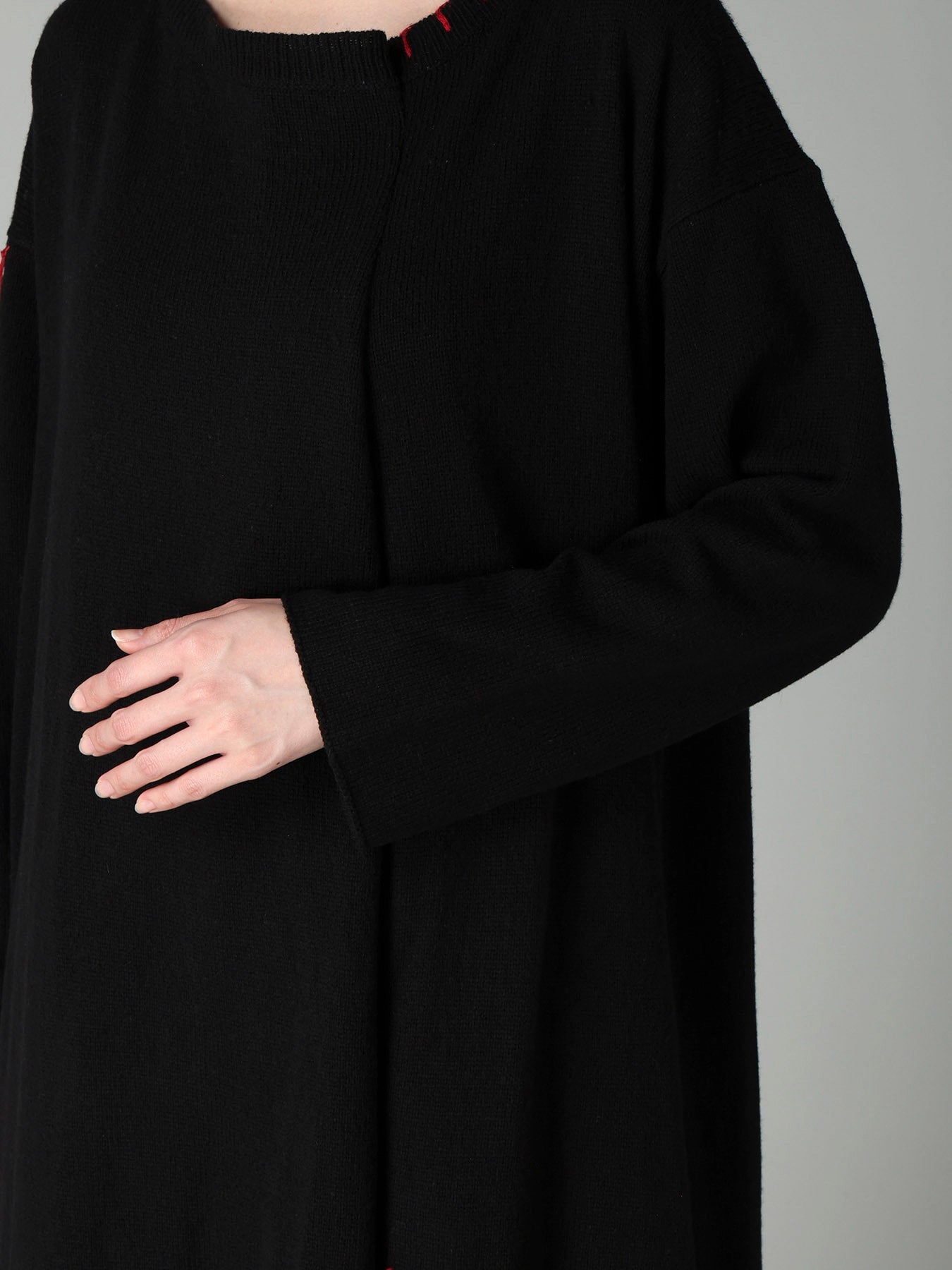 RIB EBROIDERY PULLOVER – THE SHOP YOHJI YAMAMOTO
