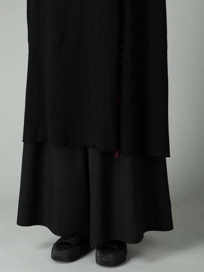 RIB EBROIDERY PULLOVER
