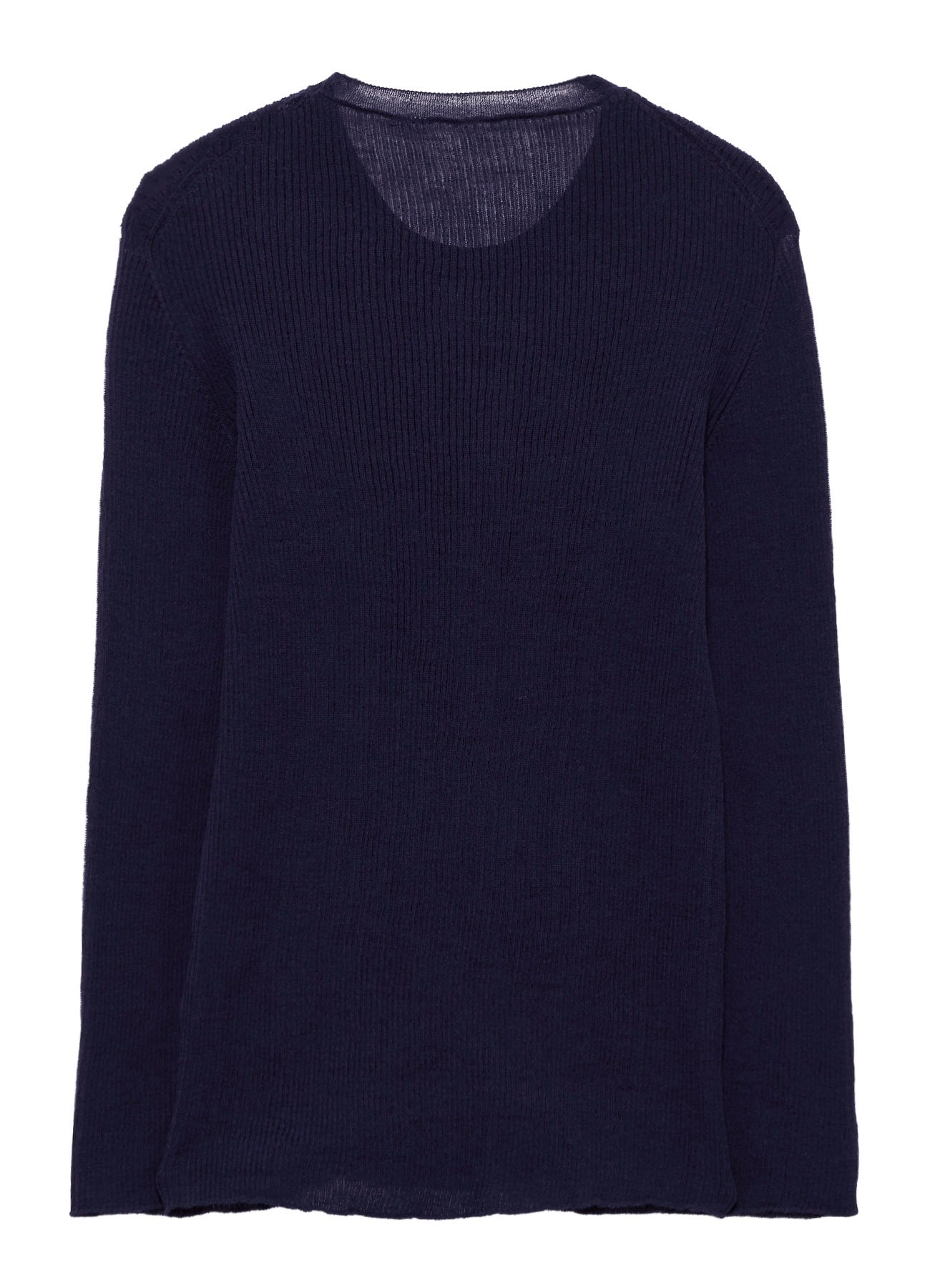 RIB ROUND NECK PULLOVER