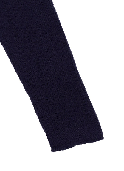 RIB ROUND NECK PULLOVER