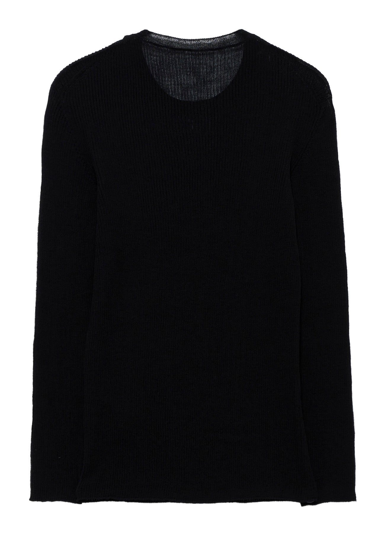 RIB ROUND NECK PULLOVER
