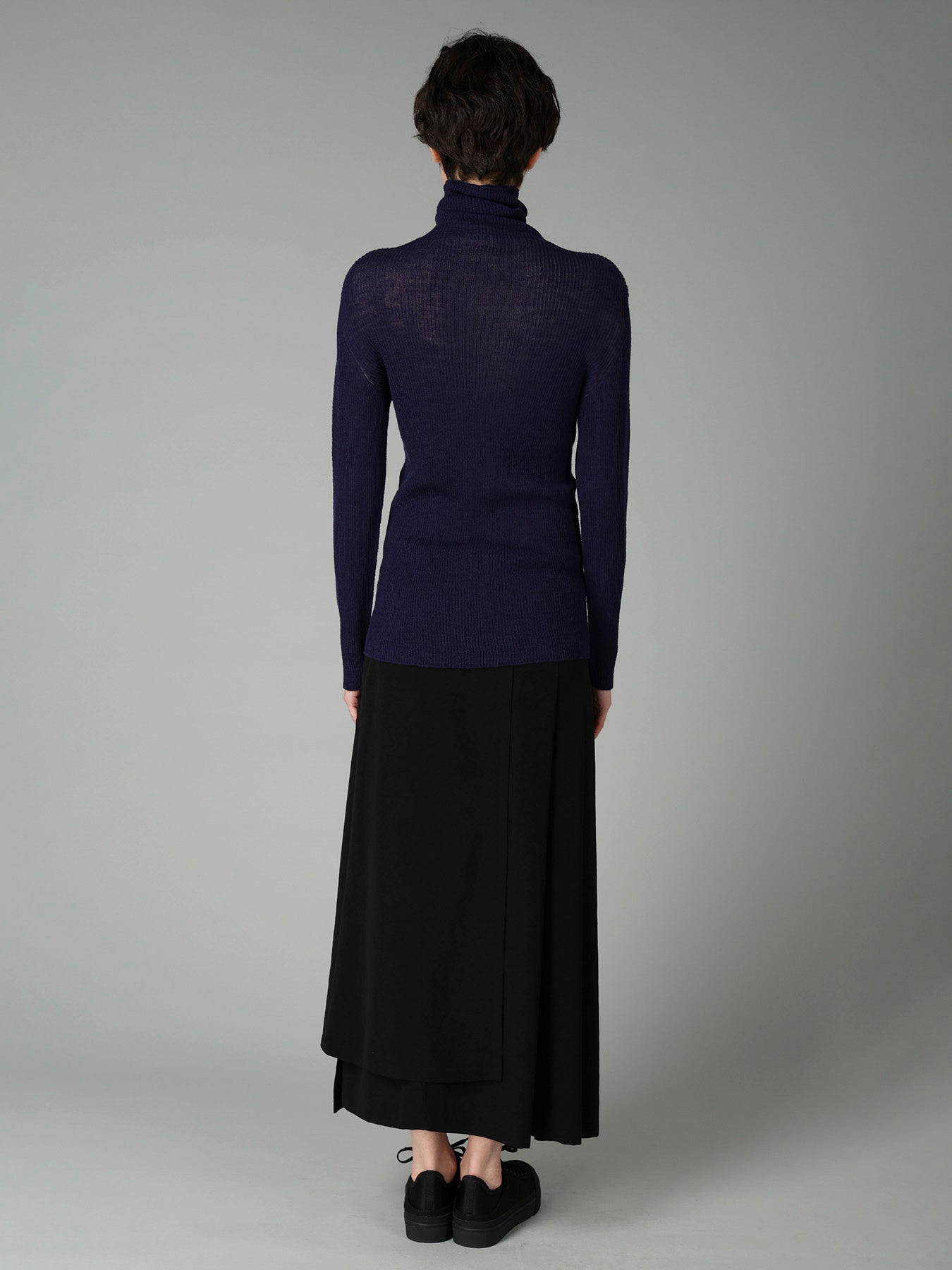 RIB HIGHNECK PULLOVER