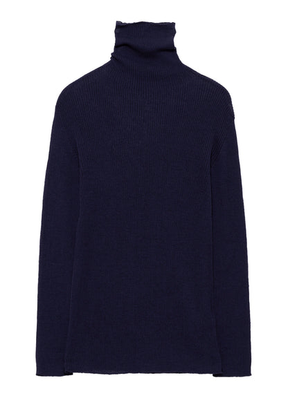 RIB HIGHNECK PULLOVER