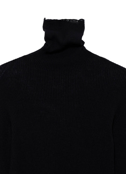 RIB HIGHNECK PULLOVER