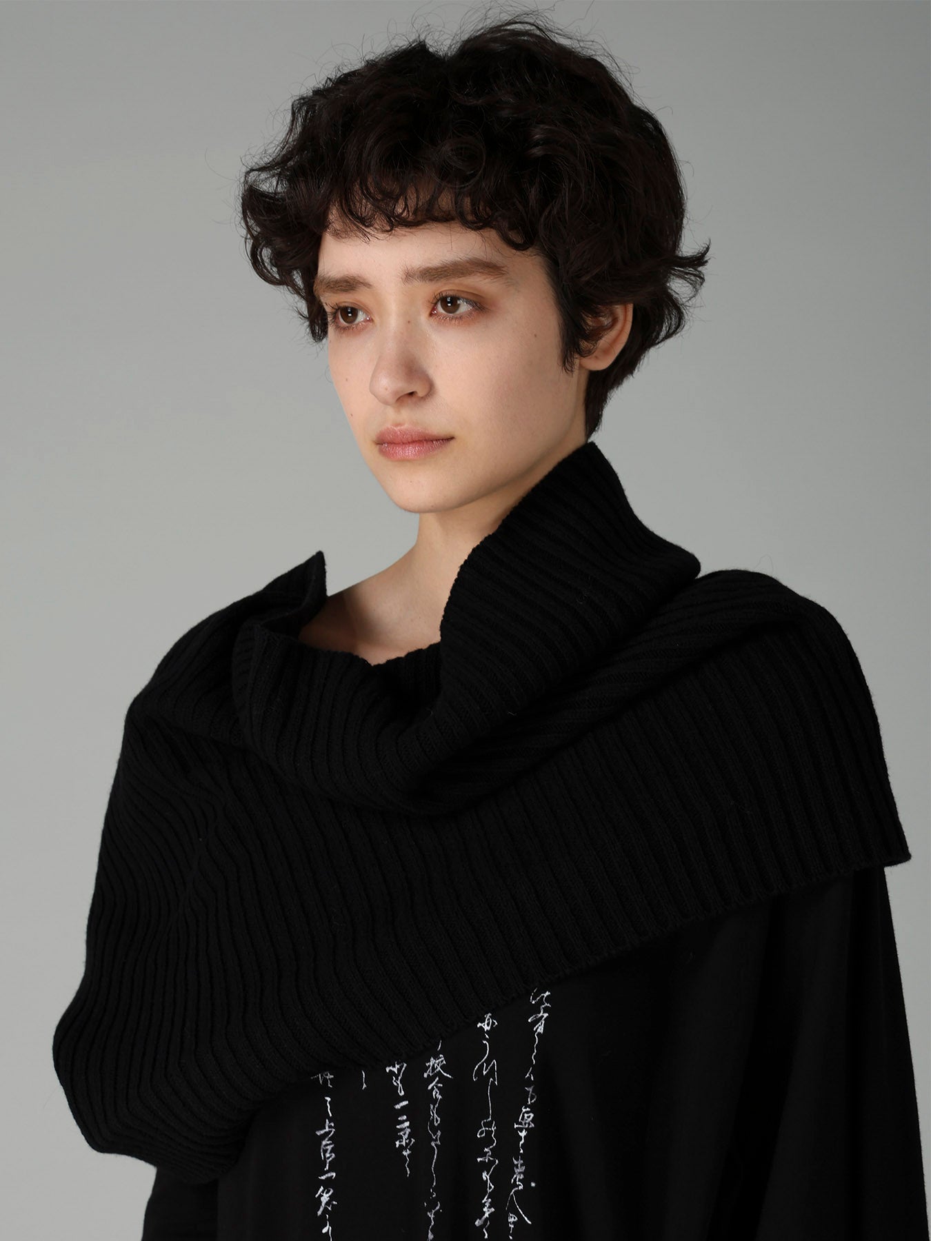 5G1+1P RIB SNOOD – THE SHOP YOHJI YAMAMOTO