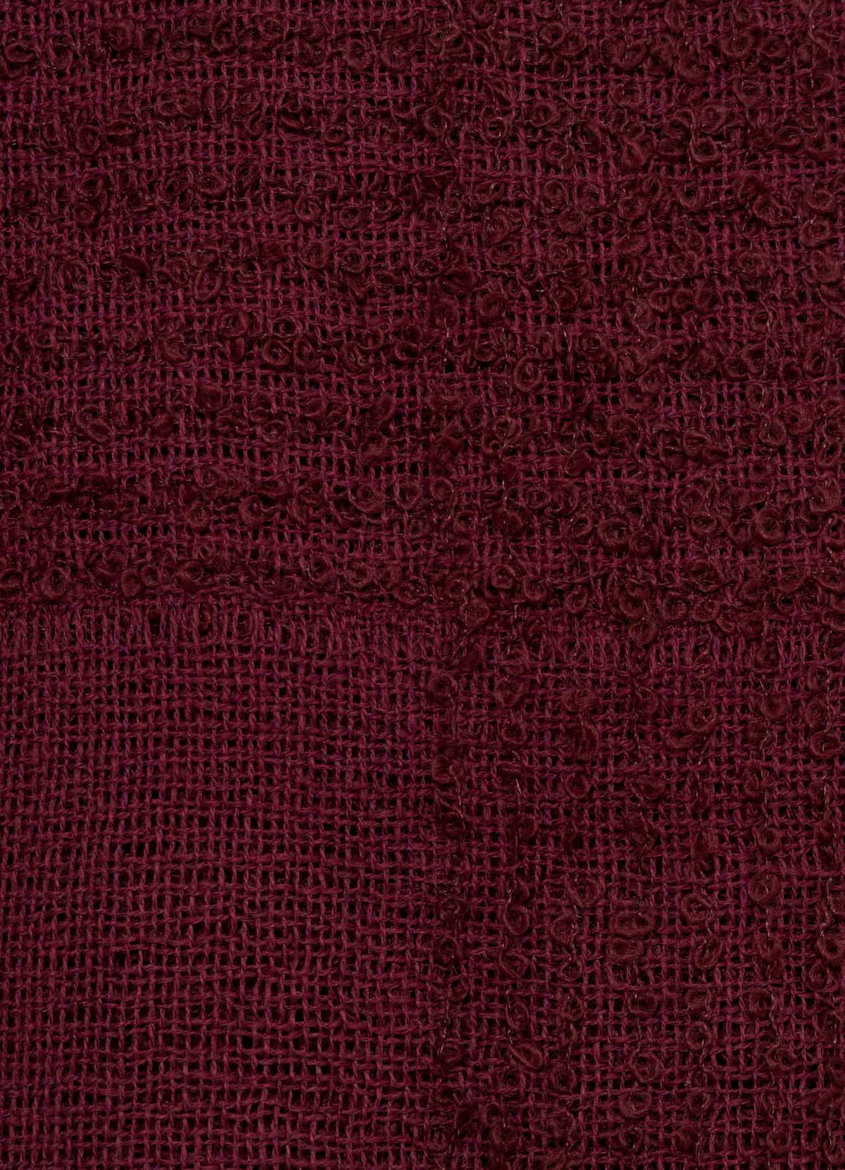 W/RING YARN PLAID STOLE