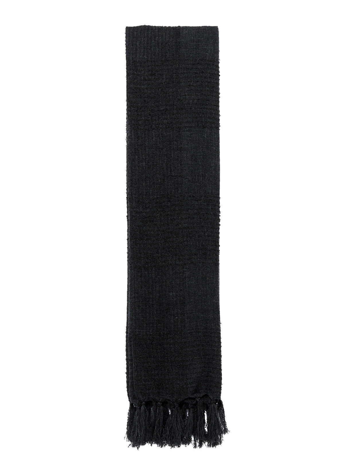 W/RING YARN PLAID STOLE