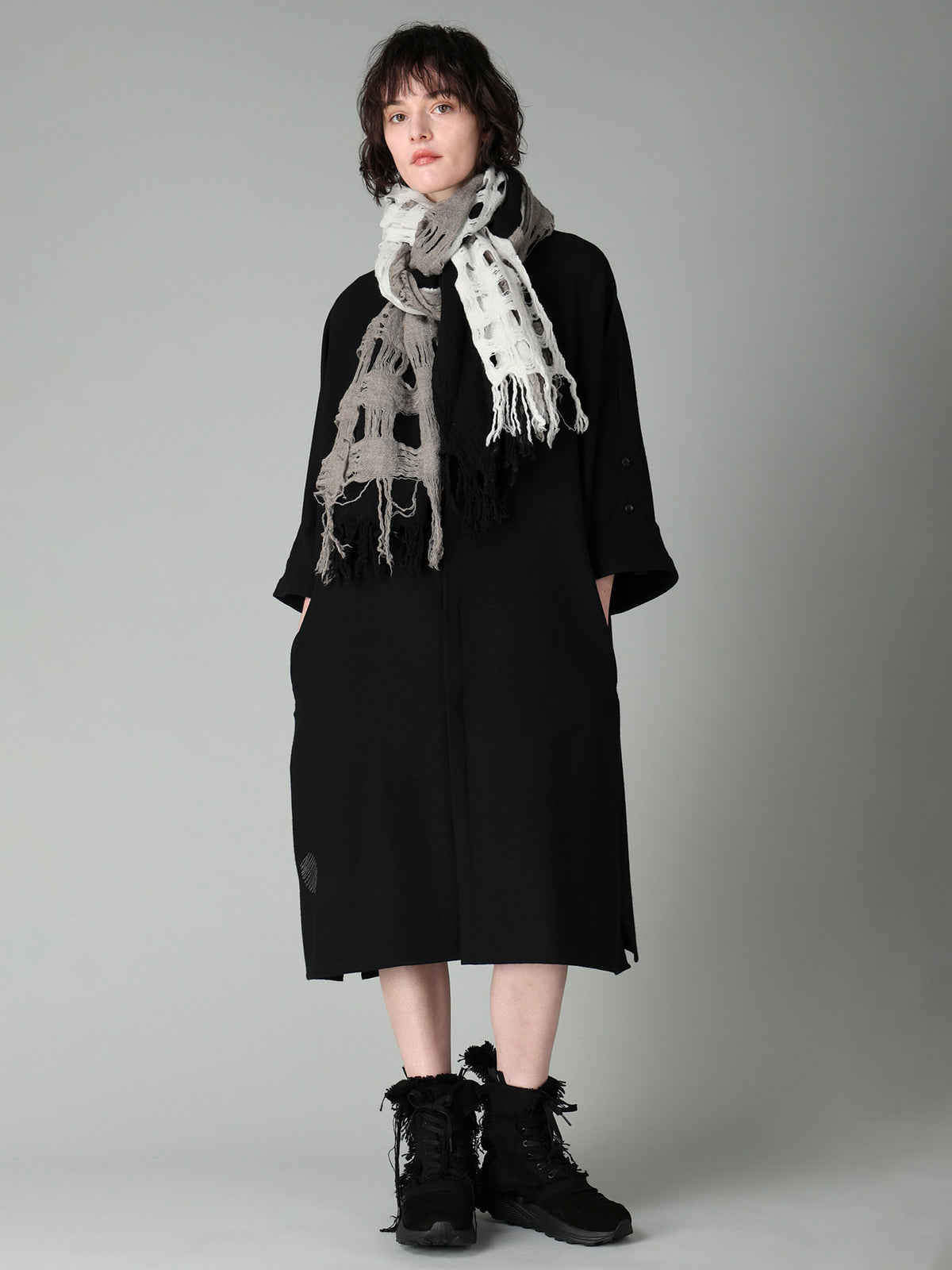 MERINO WOOL 3 PANELS STOLE