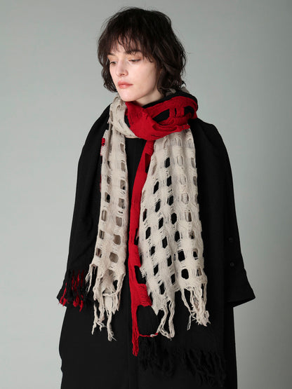 MERINO WOOL 3 PANELS STOLE