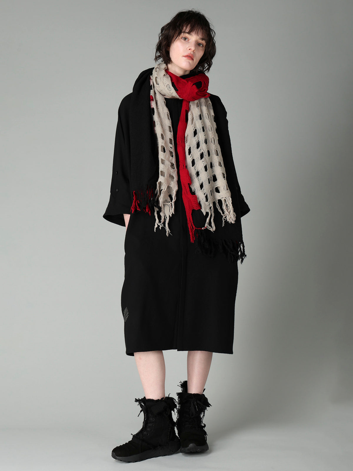 MERINO WOOL 3 PANELS STOLE