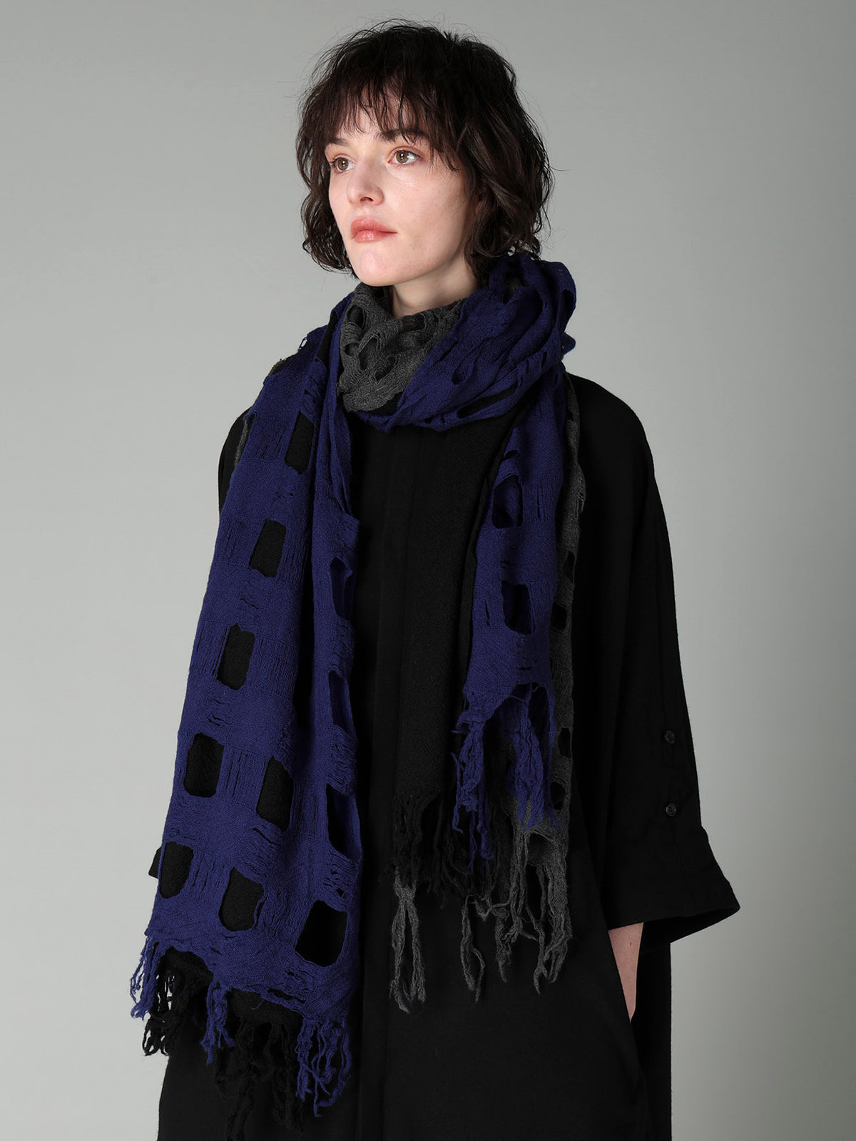 MERINO WOOL 3 PANELS STOLE