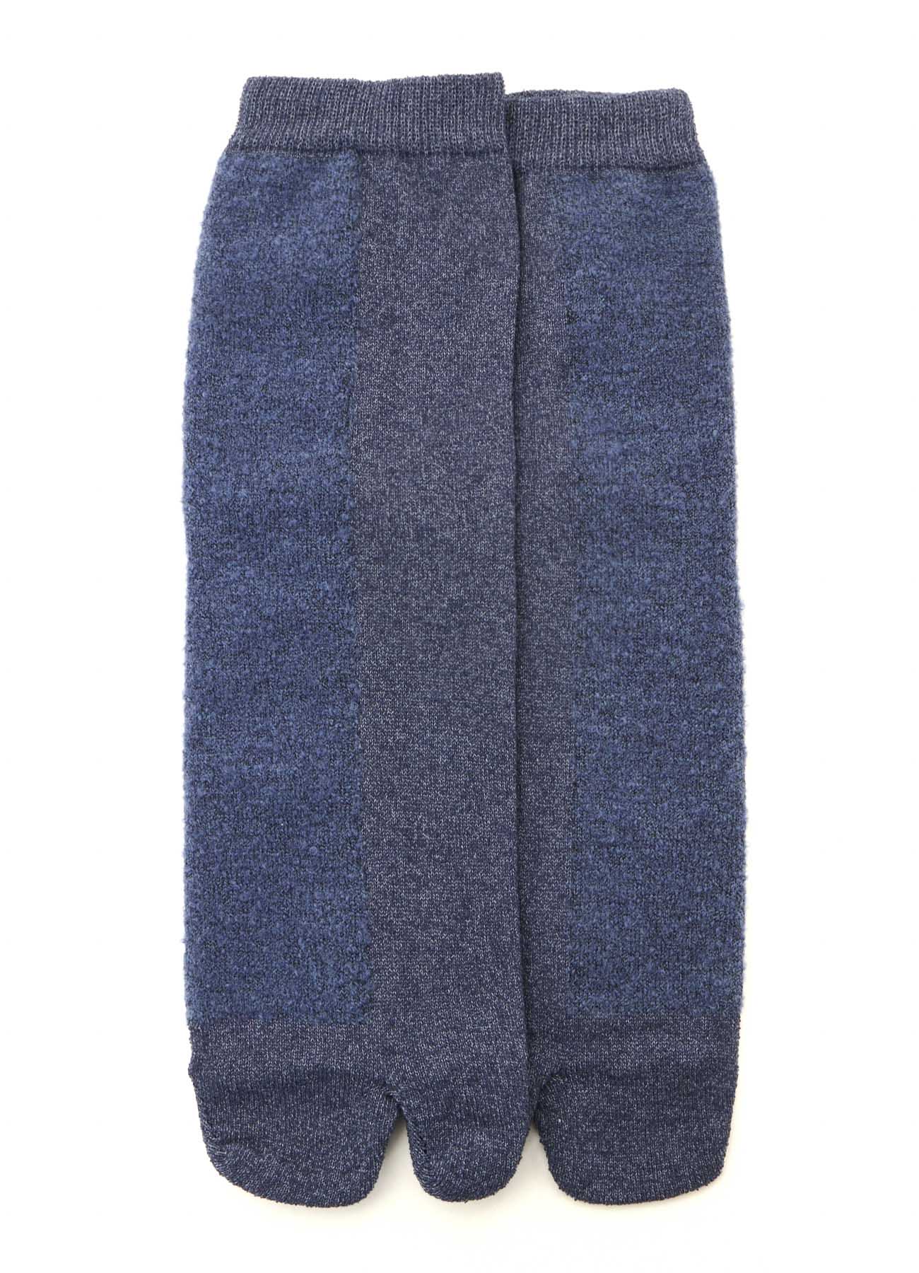 CHENILLE YARN/BOUCLE COLOR COMBI TABI SOCKS