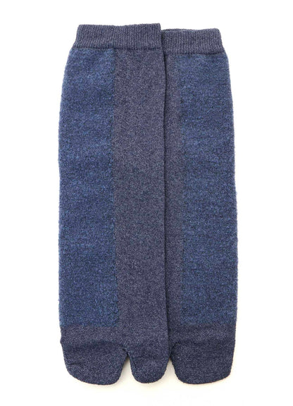 CHENILLE YARN/BOUCLE COLOR COMBI TABI SOCKS
