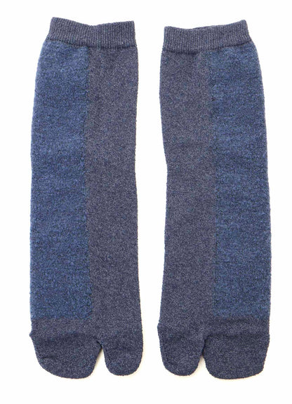 CHENILLE YARN/BOUCLE COLOR COMBI TABI SOCKS
