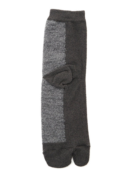CHENILLE YARN/BOUCLE COLOR COMBI TABI SOCKS