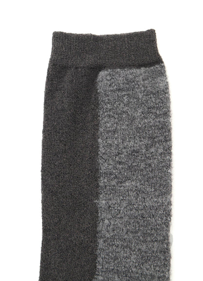 CHENILLE YARN/BOUCLE COLOR COMBI TABI SOCKS