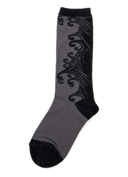 ACNY/CHENILLE YARN WAVE SOCKS