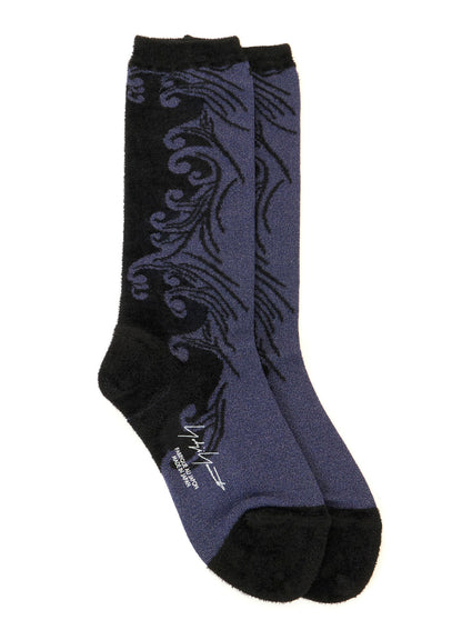ACNY/CHENILLE YARN WAVE SOCKS