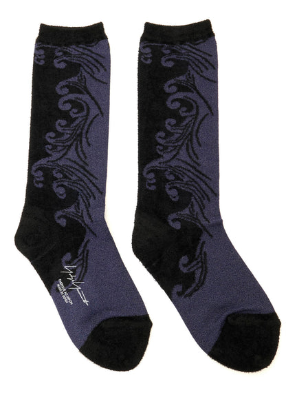 ACNY/CHENILLE YARN WAVE SOCKS