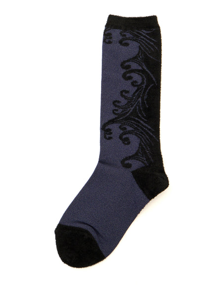 ACNY/CHENILLE YARN WAVE SOCKS