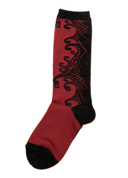 ACNY/CHENILLE YARN WAVE SOCKS