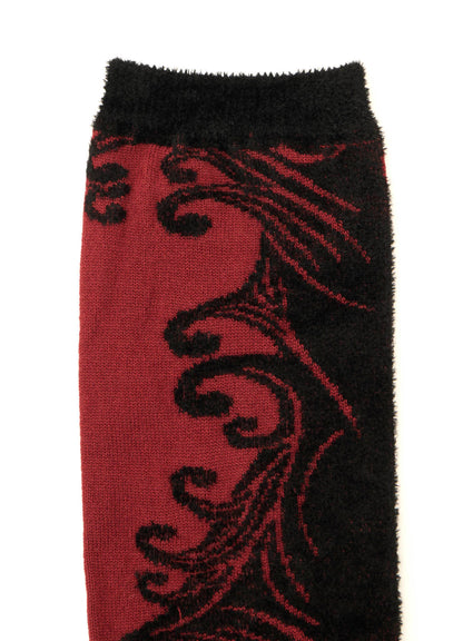 ACNY/CHENILLE YARN WAVE SOCKS