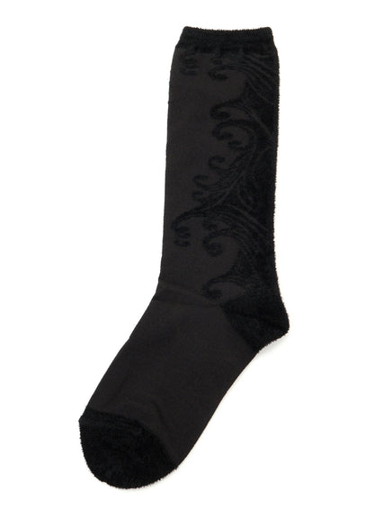 ACNY/CHENILLE YARN WAVE SOCKS