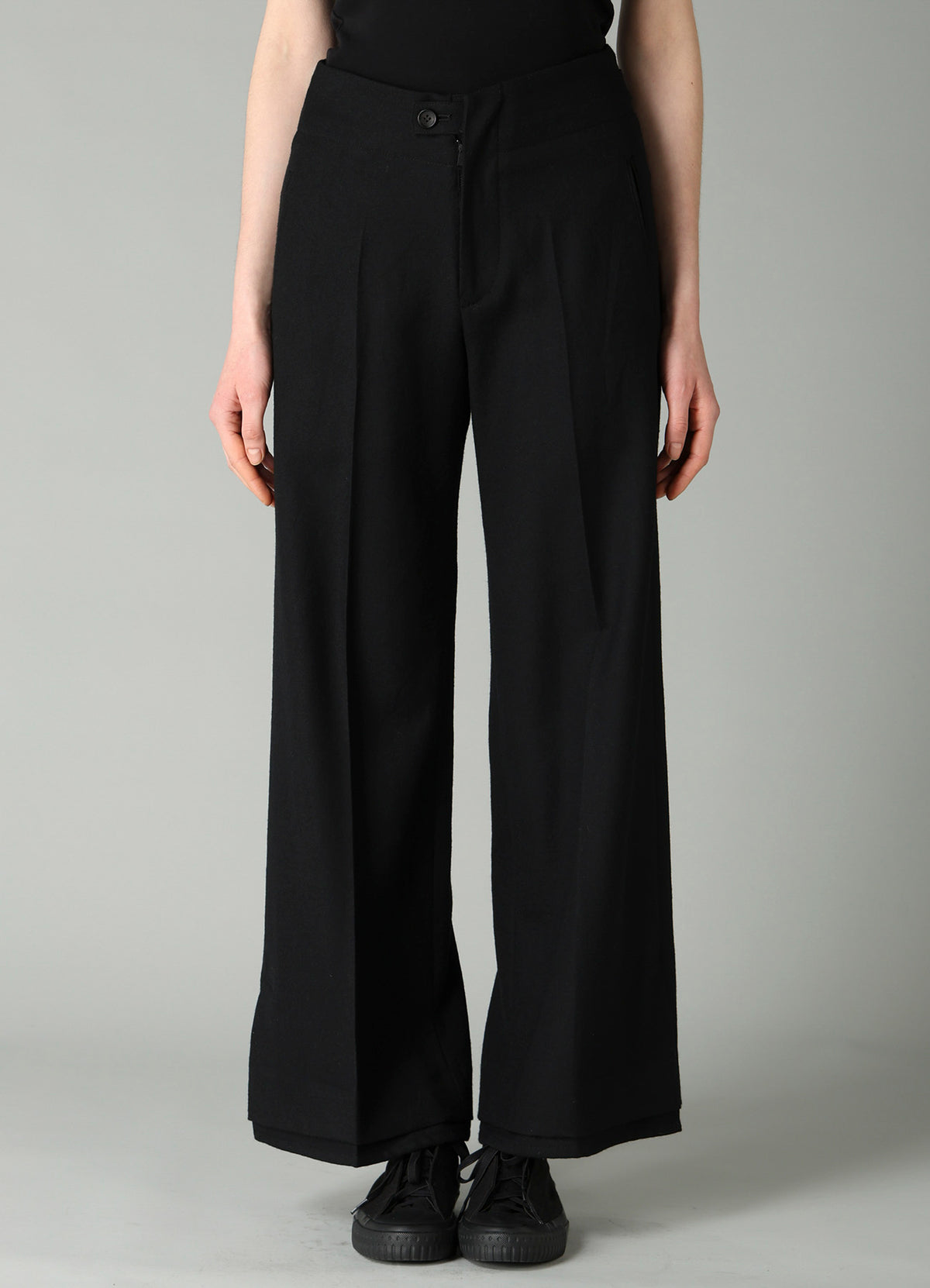 W/SAXONY S VENT WIDE PANTS
