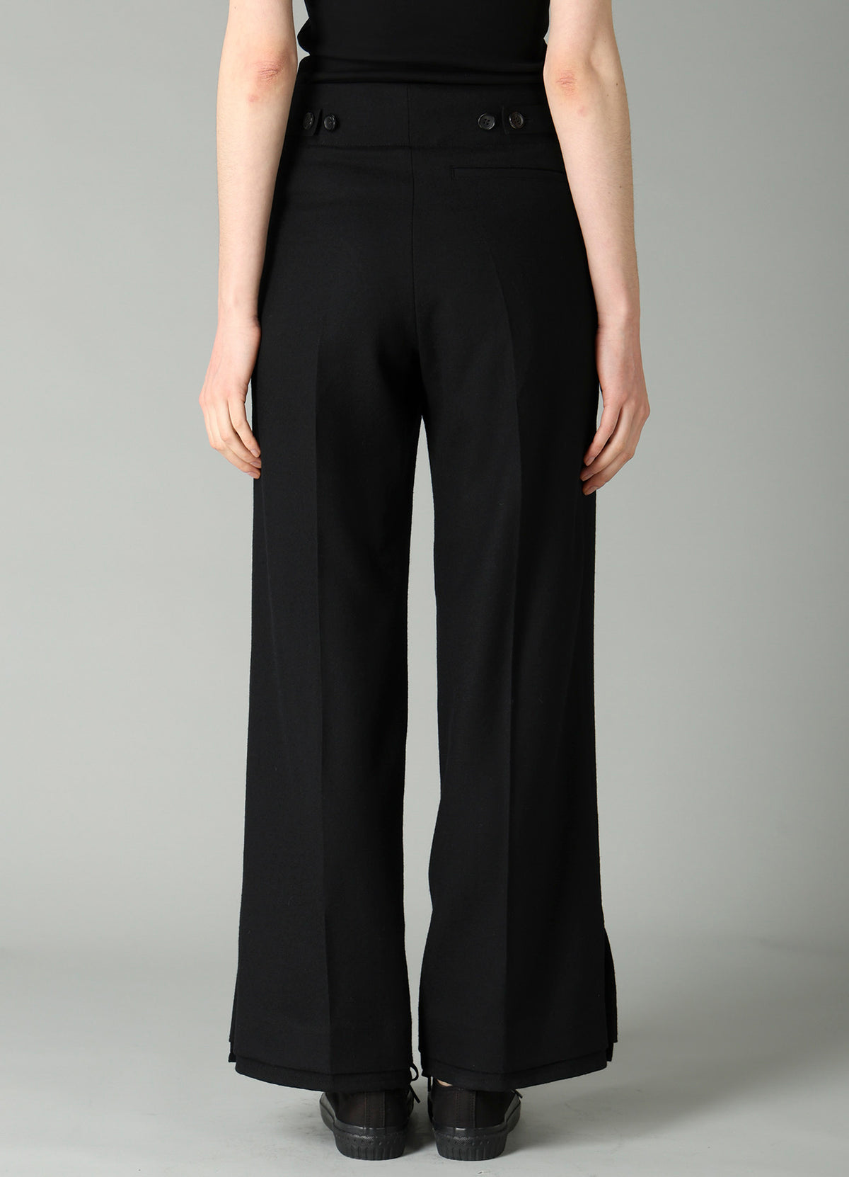 W/SAXONY S VENT WIDE PANTS