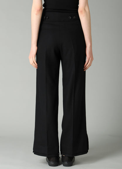 W/SAXONY S VENT WIDE PANTS