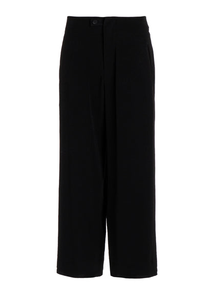 Ta/Pe CREPE DE CHINE S VENT WIDE PANTS