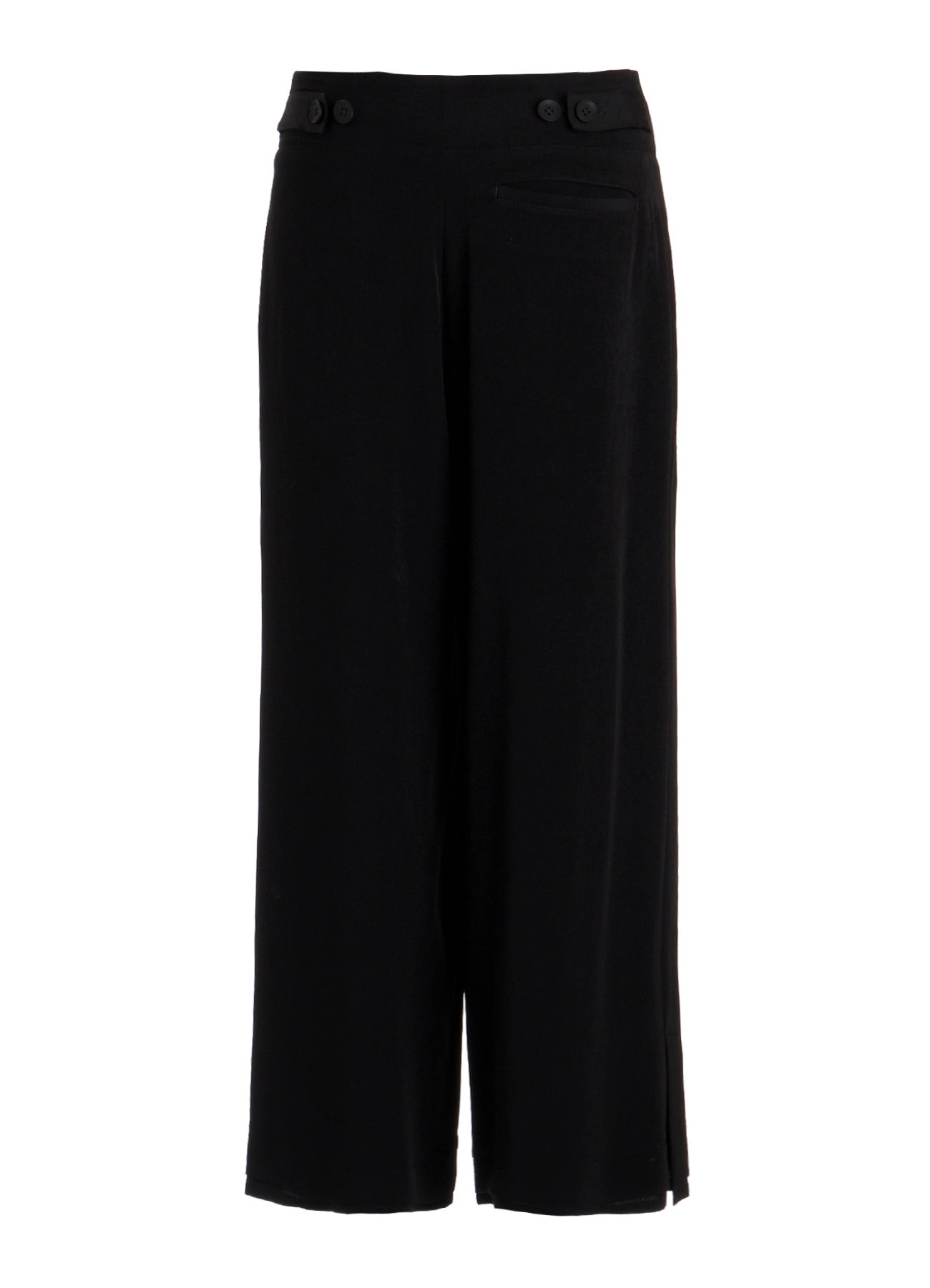Ta/Pe CREPE DE CHINE S VENT WIDE PANTS