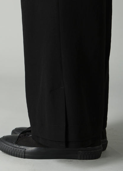 Ta/Pe CREPE DE CHINE S VENT WIDE PANTS