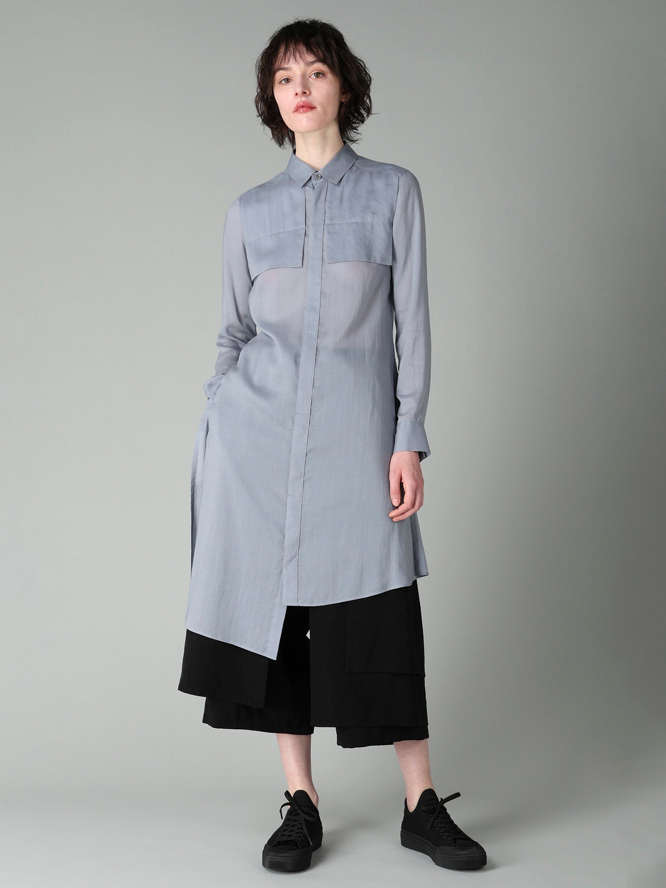Ta/Pe CREPE DE CHINE F BUTTON WRAP PANTS – THE SHOP YOHJI YAMAMOTO