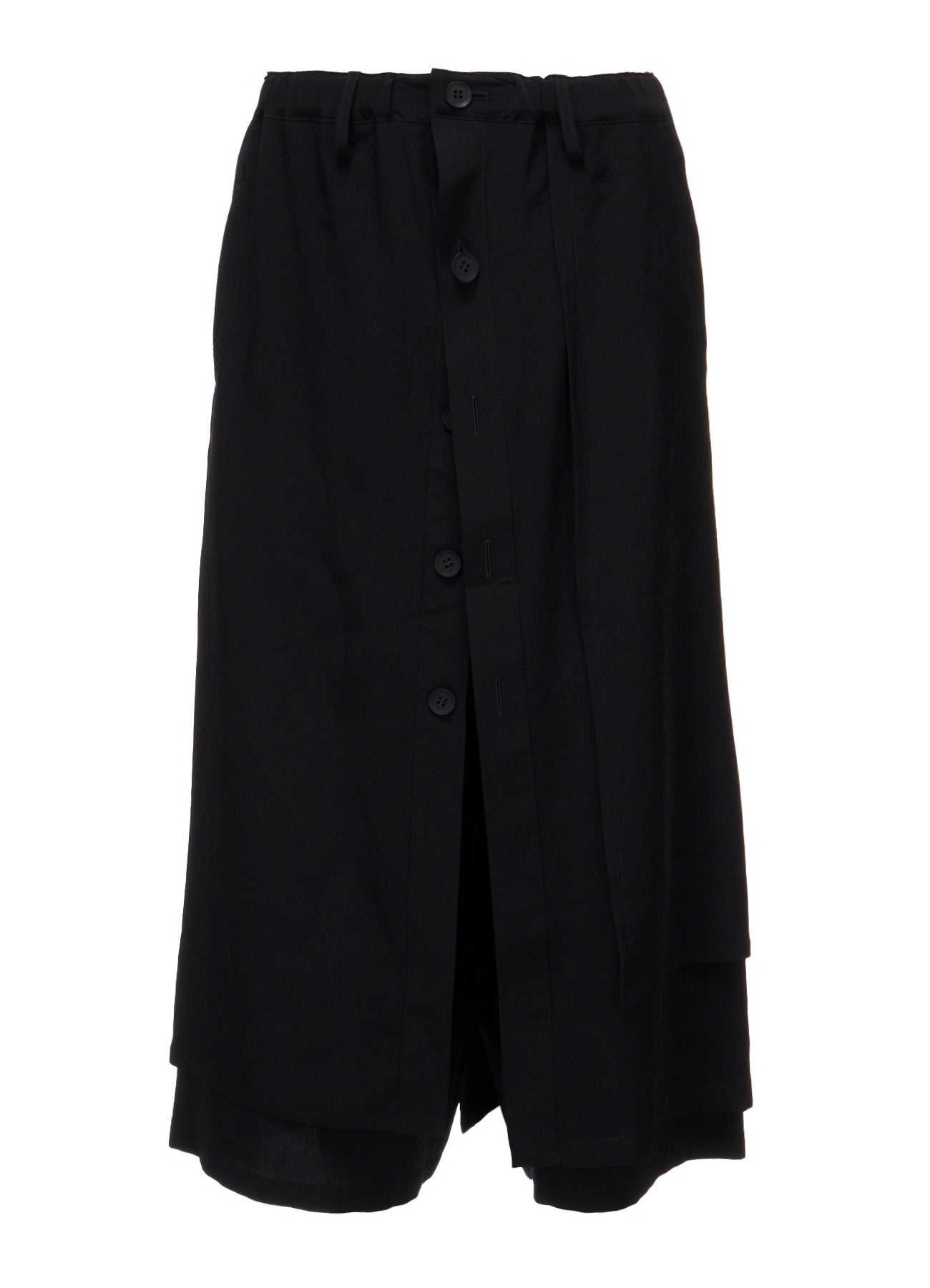 Ta/Pe CREPE DE CHINE F BUTTON WRAP PANTS