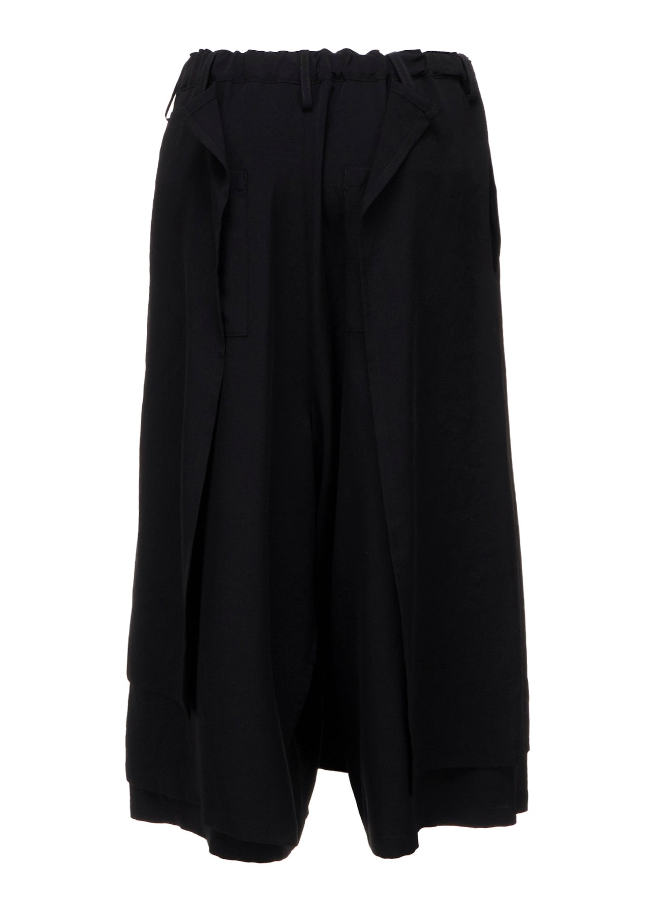 Ta/Pe CREPE DE CHINE F BUTTON WRAP PANTS