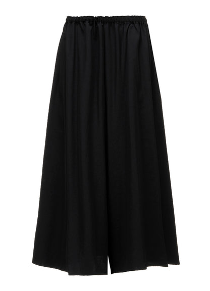 GABARDINE GATHERED SKIRT PANTS