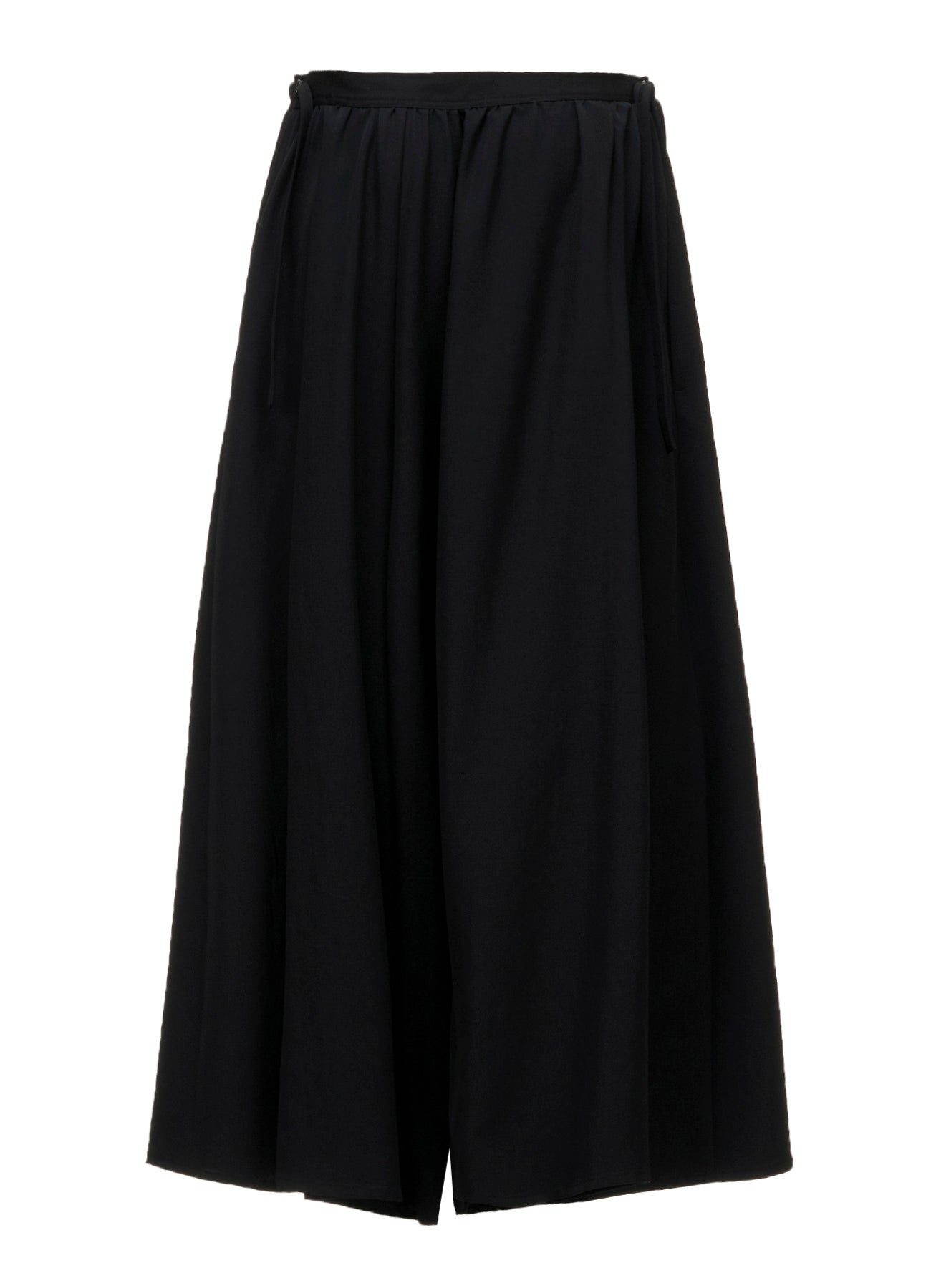 GABARDINE GATHERED SKIRT PANTS