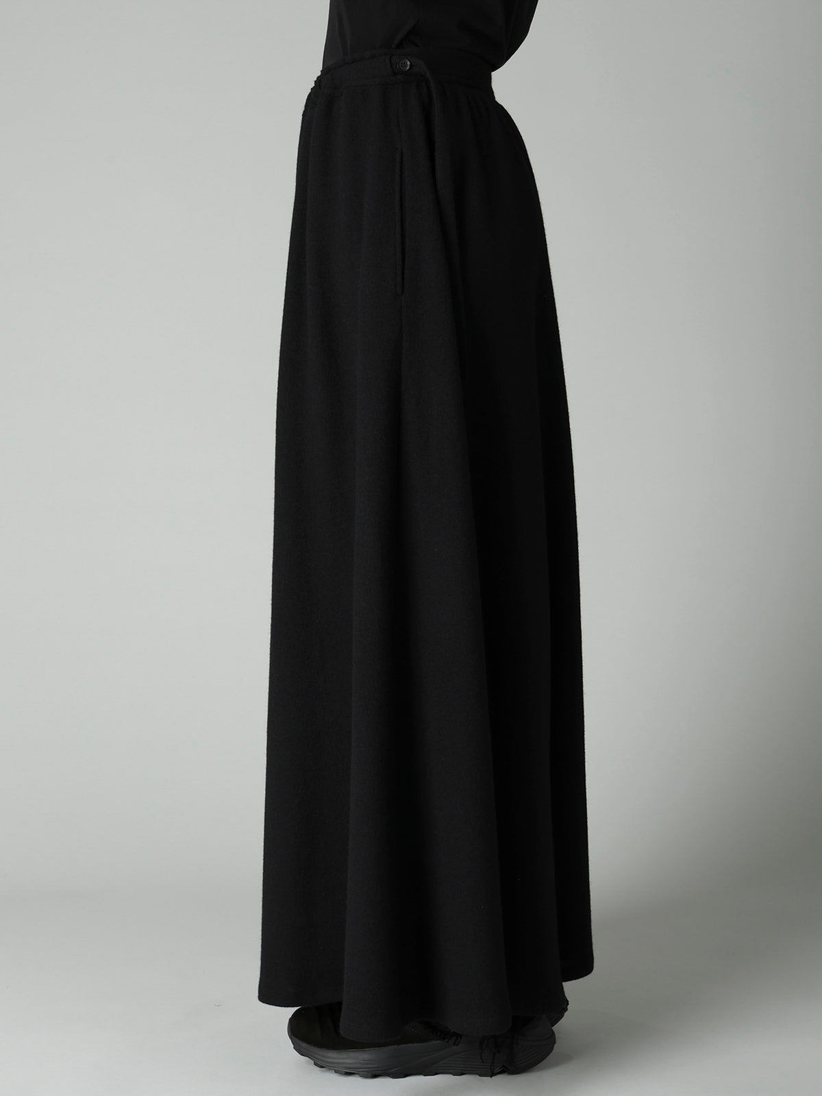 SOFT WOOLEN 1/14 SINGLE GATHERED SKIRT PANTS