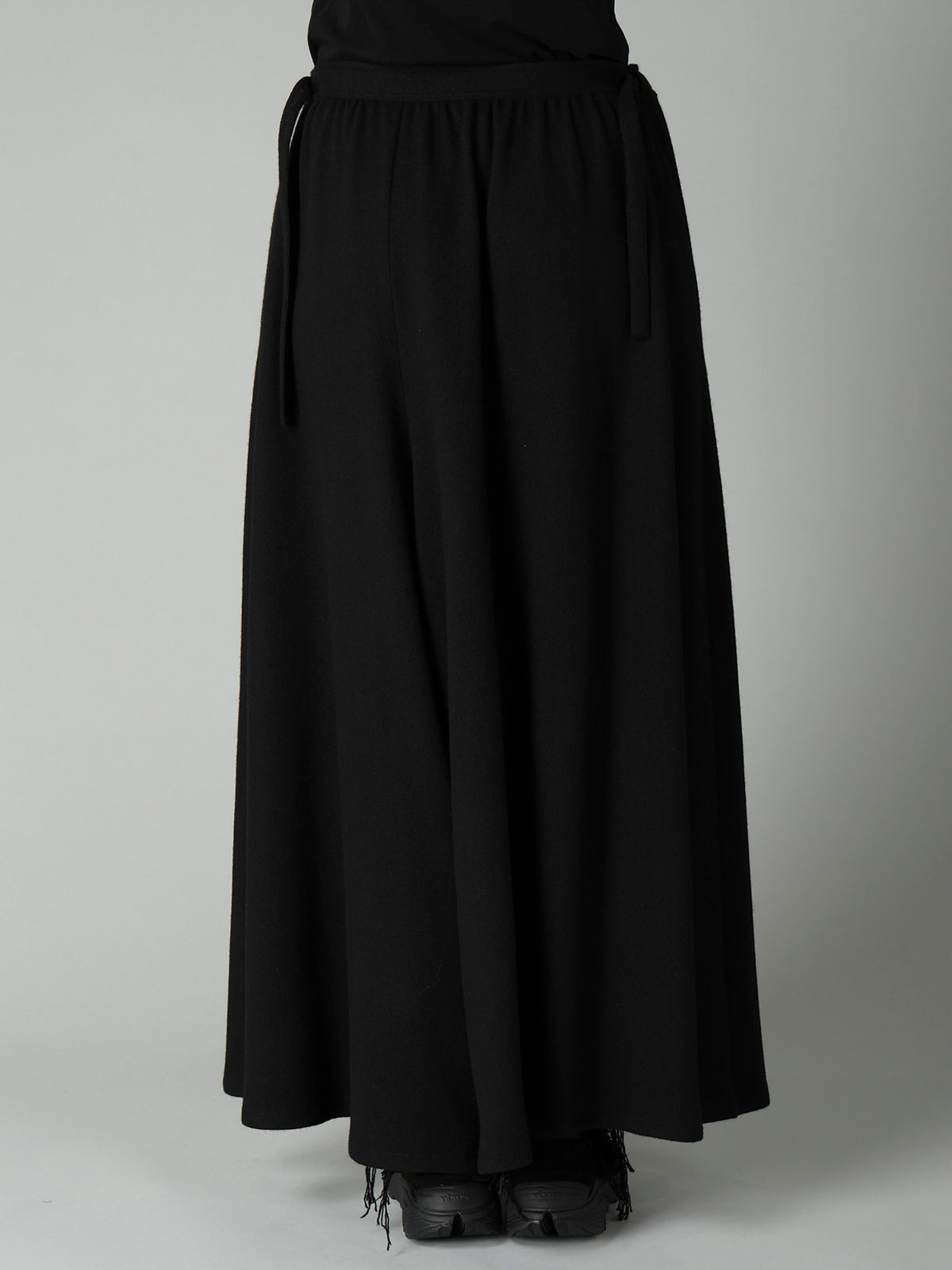 SOFT WOOLEN 1/14 SINGLE GATHERED SKIRT PANTS