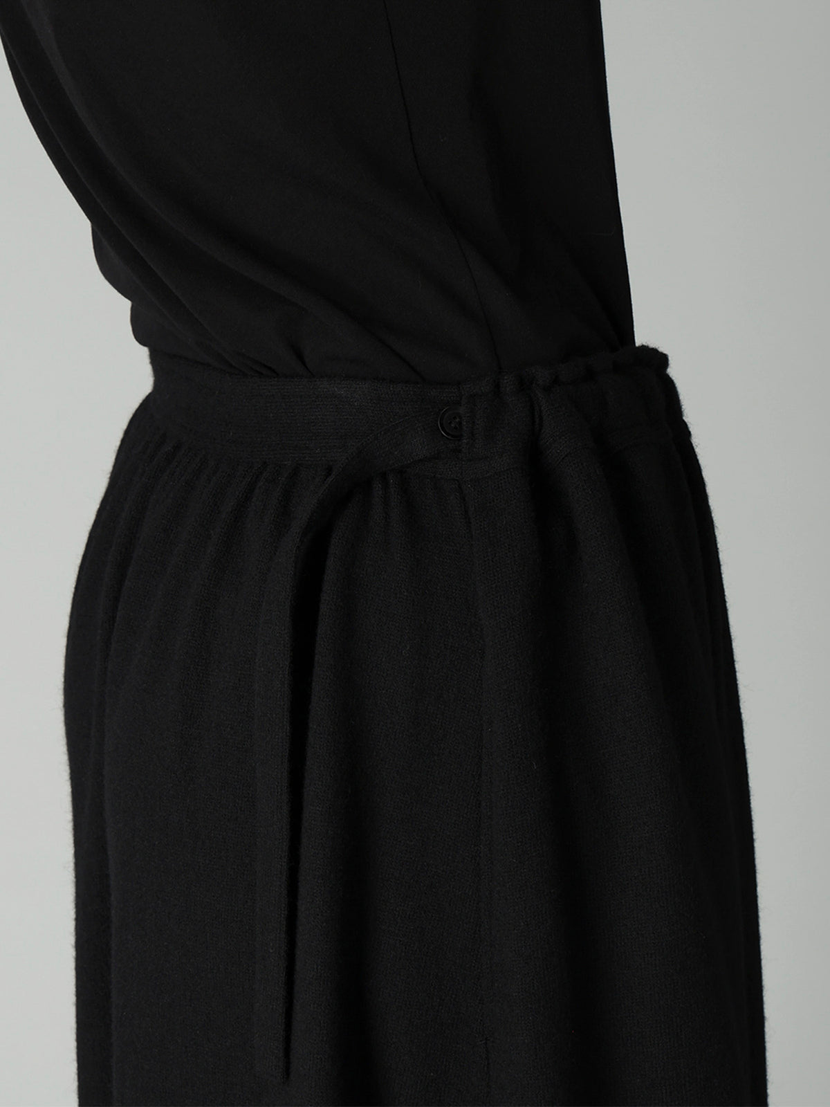 SOFT WOOLEN 1/14 SINGLE GATHERED SKIRT PANTS