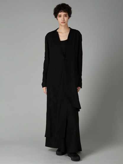 Li/Cu TWILL GATHERED SKIRT PANTS